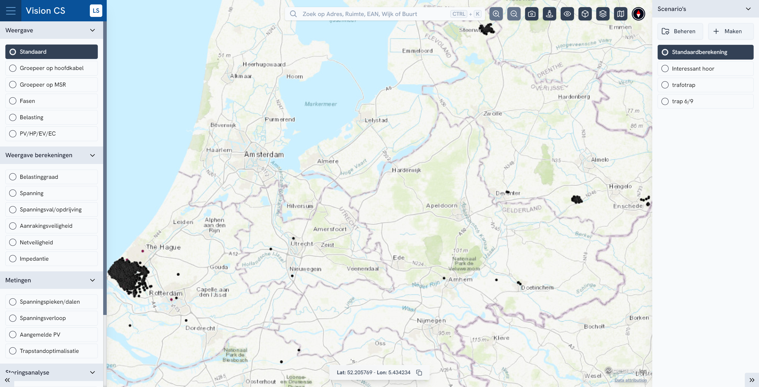 Screenshot hoofdvenster
