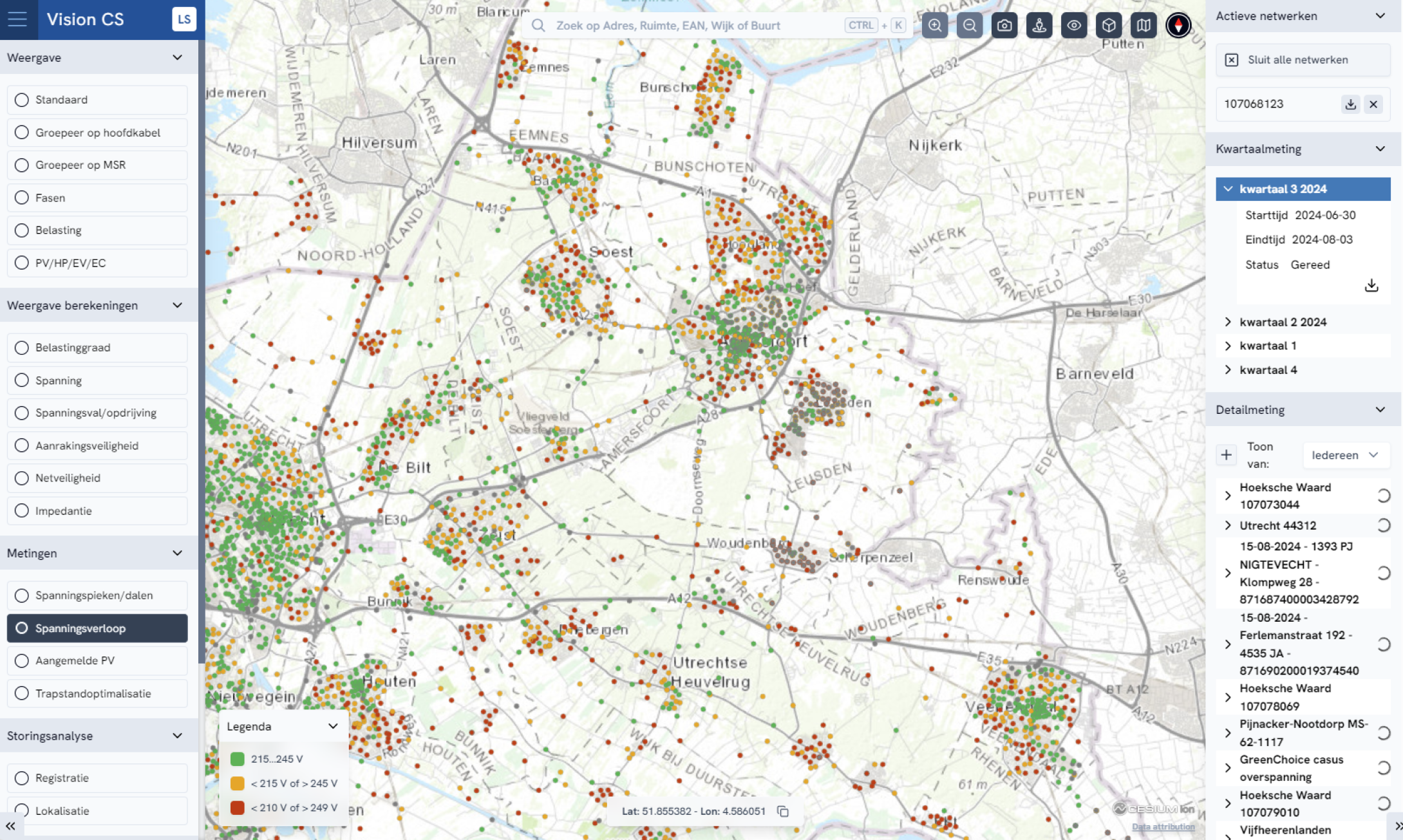 Metingen - Kwartaalmeting en Detailmeting