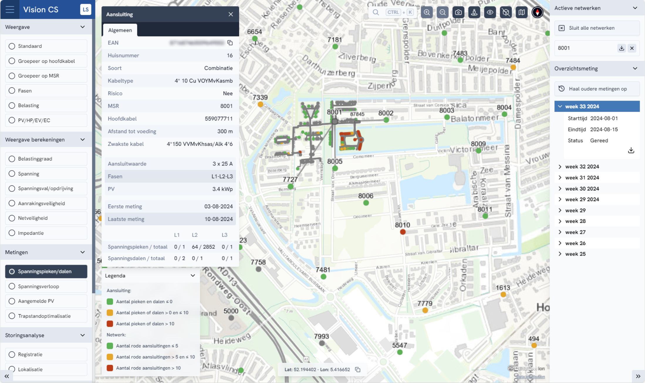 Spanningspieken en spanningsdalen