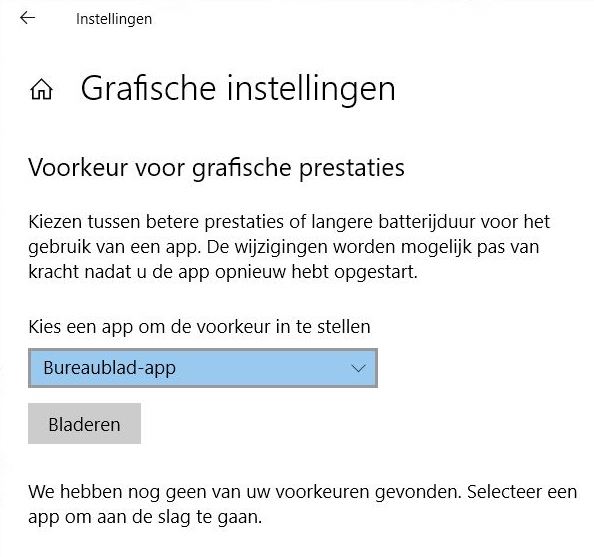 Grafische instellingen