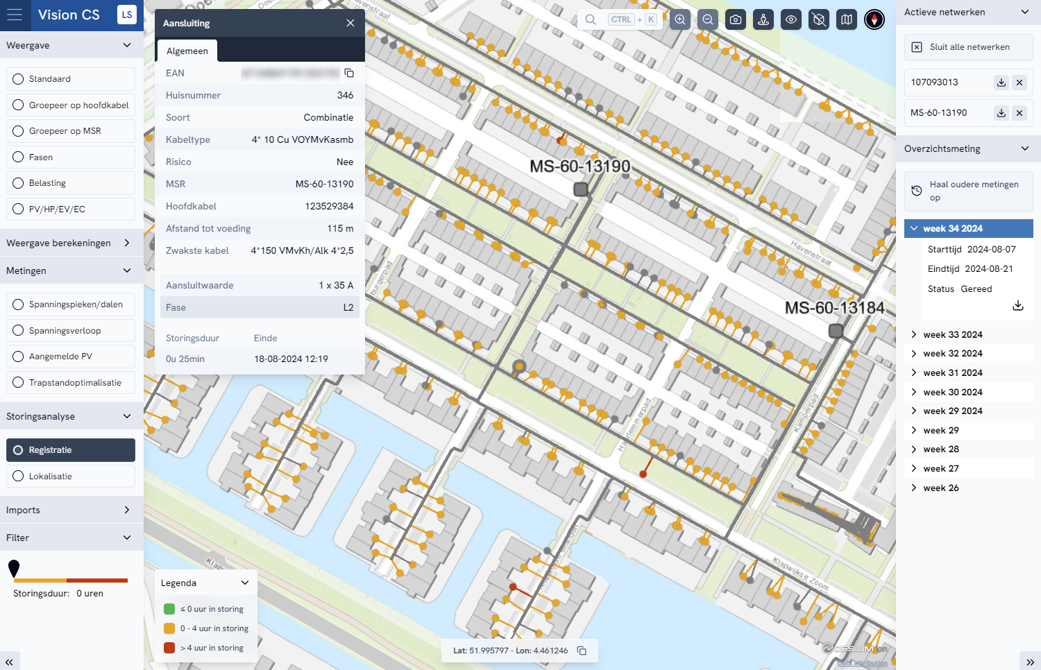 Storingsanalyse - registratie - storingsdata